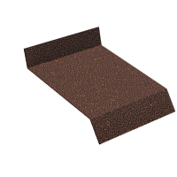 Отлив металлический с посыпкой, Рубиновый