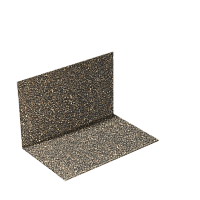 Уголок внутренний металлический с посыпкой, Вагаси