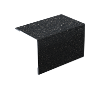 Уголок внешний металлический с посыпкой, Серый