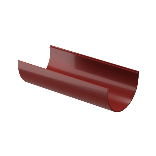 Желоб водосточный 3 м Standard, красный - 1